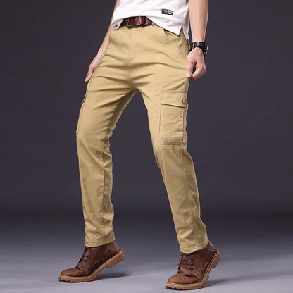 Casual Stretch Multi-Pocket Cargo Pants for Outdoors