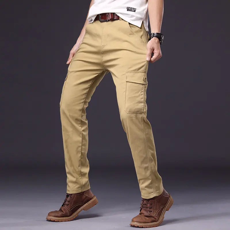 Casual Stretch Multi-Pocket Cargo Pants for Outdoors