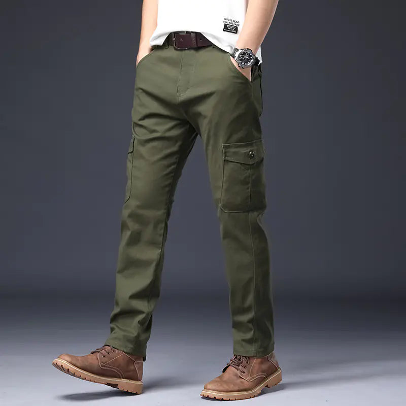 Casual Stretch Multi-Pocket Cargo Pants for Outdoors