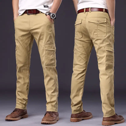 Casual Stretch Multi-Pocket Cargo Pants for Outdoors